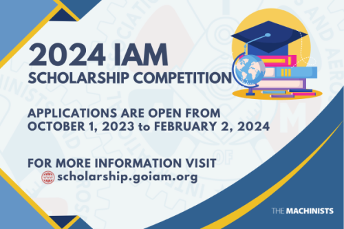 2024 IAMAW Scholarship Competition Is Now Open